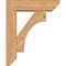 Ekena Millwork Westlake Slat Smooth Bracket w/ Offset Brace, Western Red Cedar, 5 1/2"W x 18"D x 22"H BKT0604X18X22WTL06SWR - alternate 3